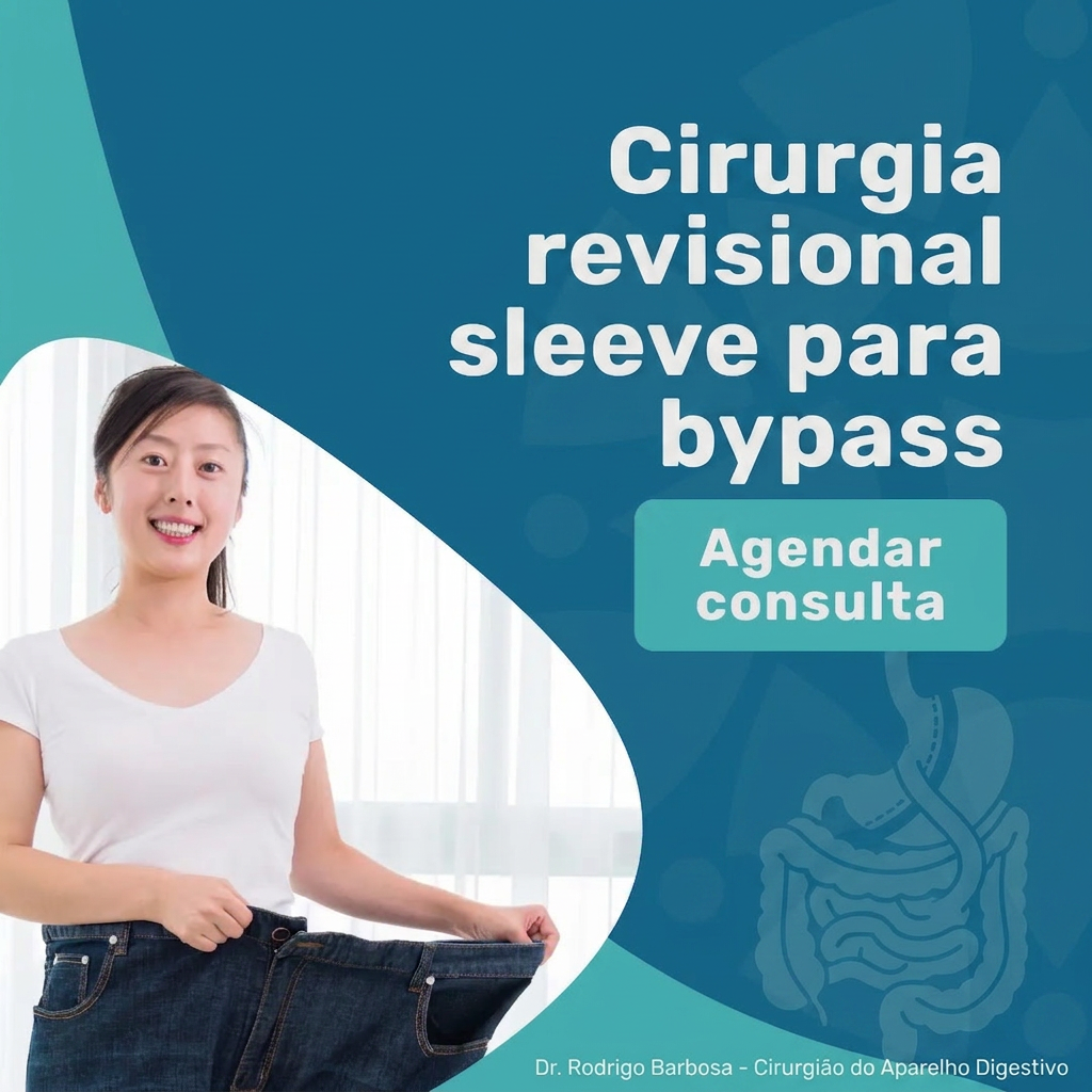 Cirurgia Revisional Sleeve Para Bypass: Guia Completo 1 cirurgia revisional sleeve para bypass - ilustração médica por Dr. Rodrigo Barbosa