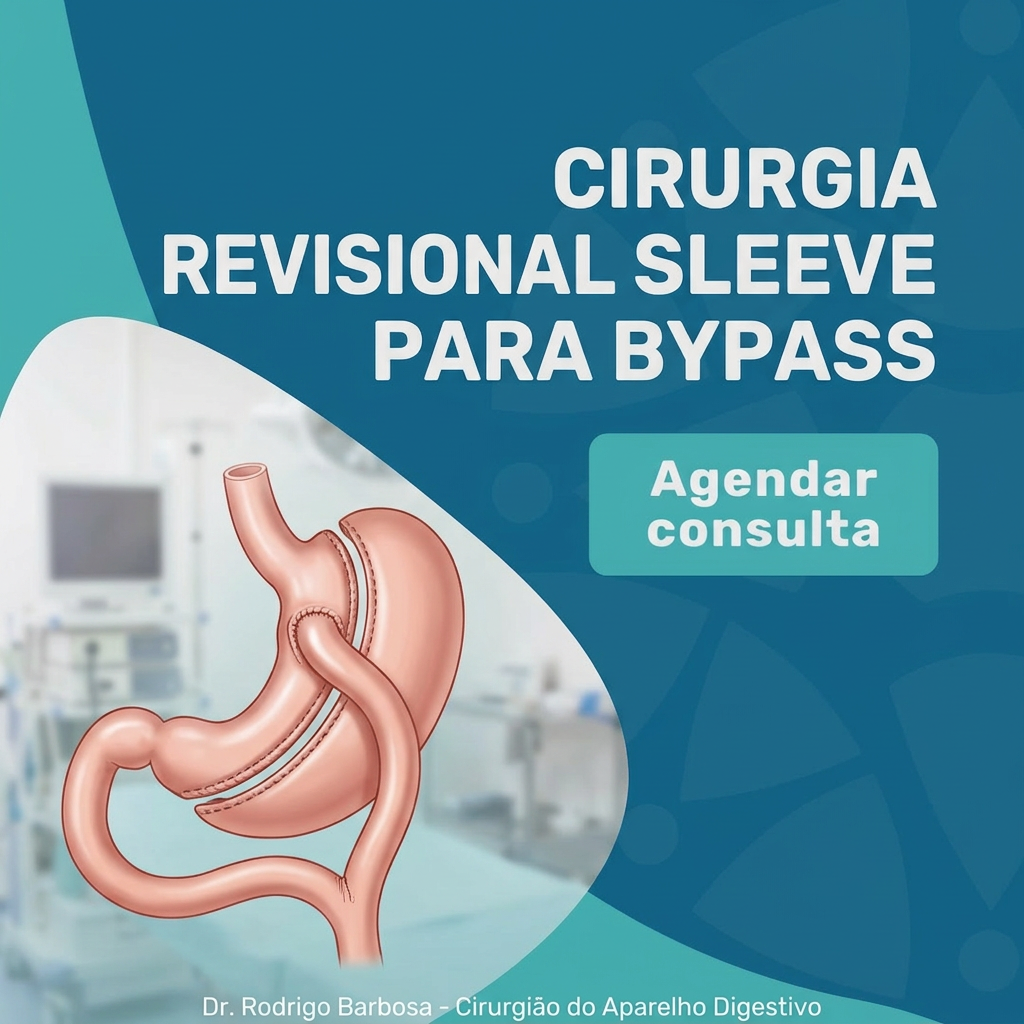 Cirurgia Revisional Sleeve para Bypass: Opções e Cuidados 1 cirurgia revisional sleeve para bypass - ilustração médica por Dr. Rodrigo Barbosa