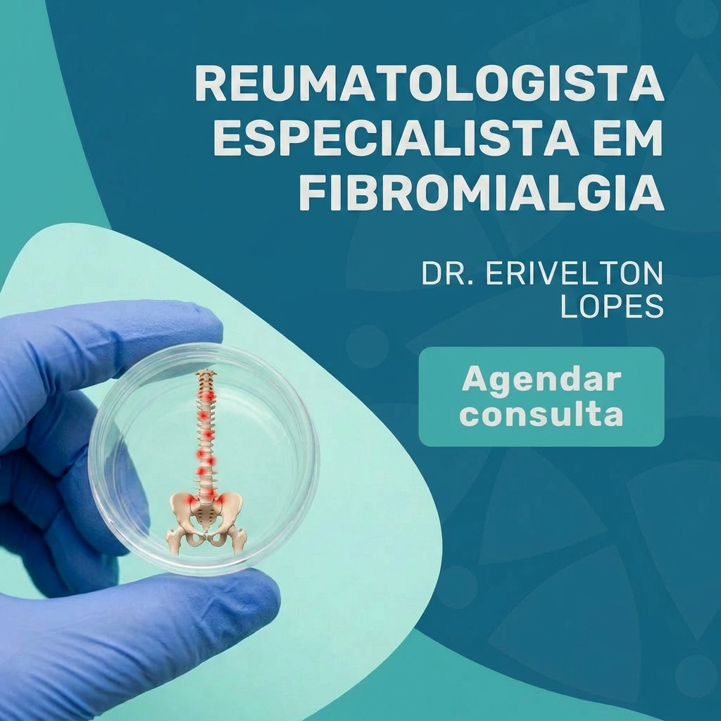 Reumatologista Especialista em Fibromialgia - Ilustração Médica por Dr. Erivelton Lopes